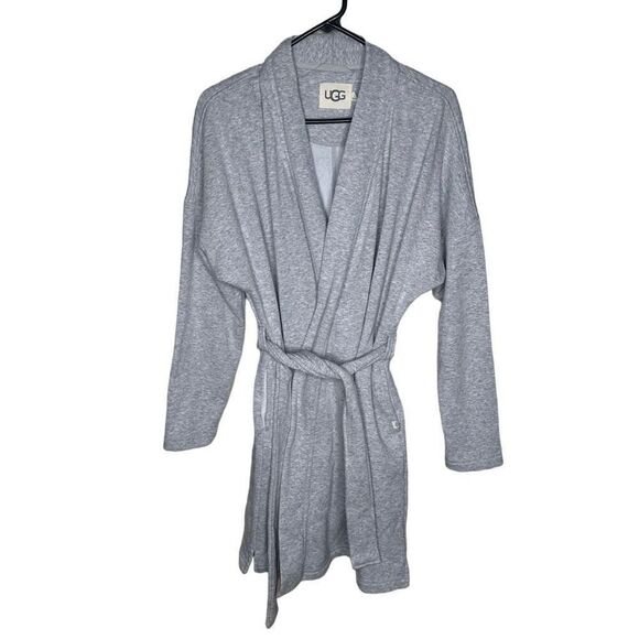 UGG Gray Belt Pocket Robe Medium - Picture 1 of 6